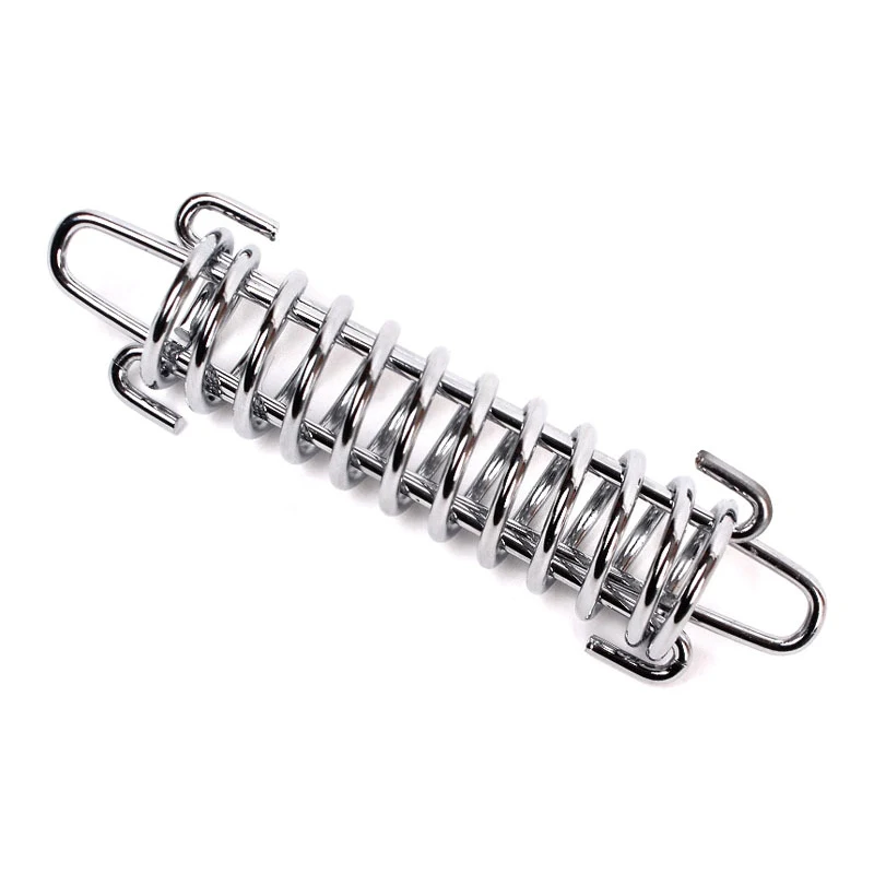 

Camping Tent High Elasticity Strength Spring Buckle Stainless Steel Rope Camping Tensioner Awning Fixed Hook