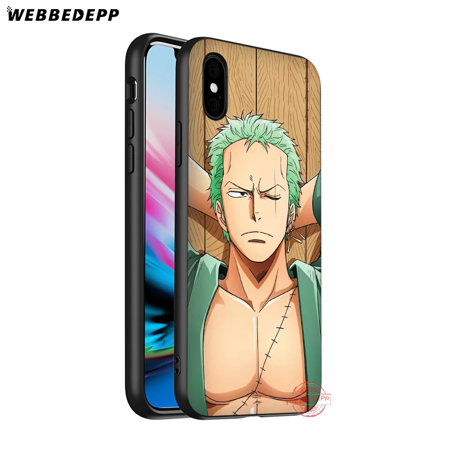 WEBBEDEPP цельный Roronoa Zoro Мягкий силиконовый чехол для iPhone 8 7 6S 6 plus 11 Pro XS Max XR X 5 5S SE