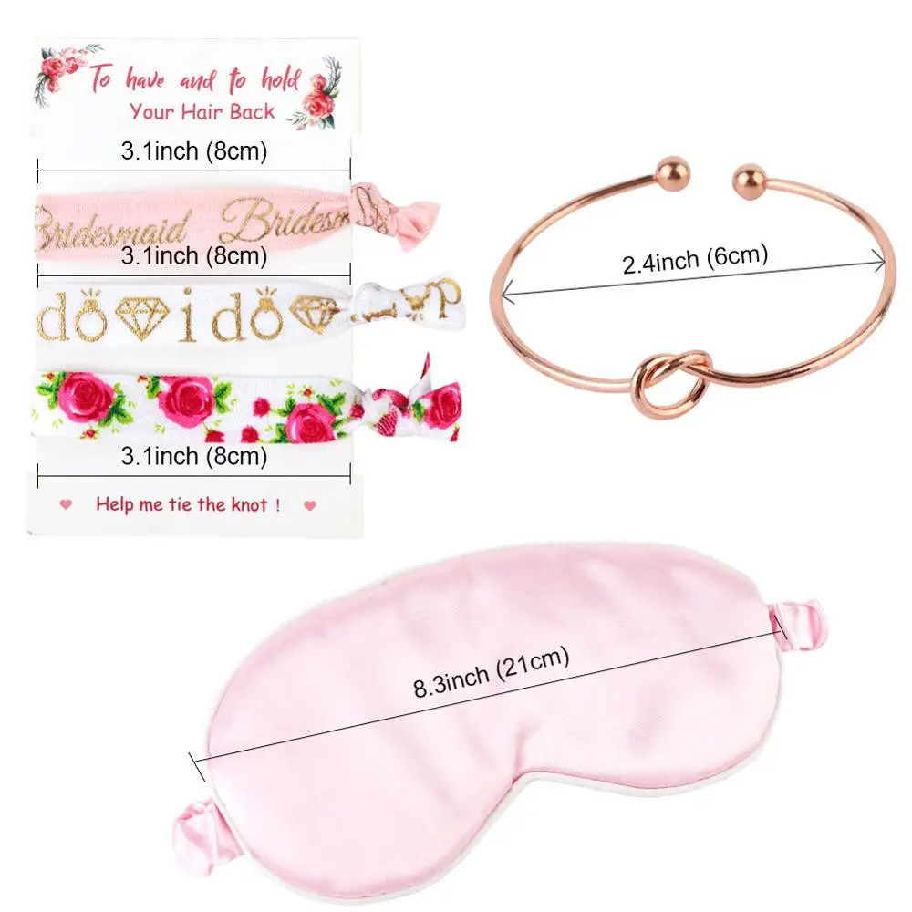 1Set Gift Наш теплый подарок подружки невесты может свадебный душ сувениры кулер рукава шнурок Подарочные сумки куриные ночные принадлежности для вечеринки-девичника - Цвет: 1Set Gift