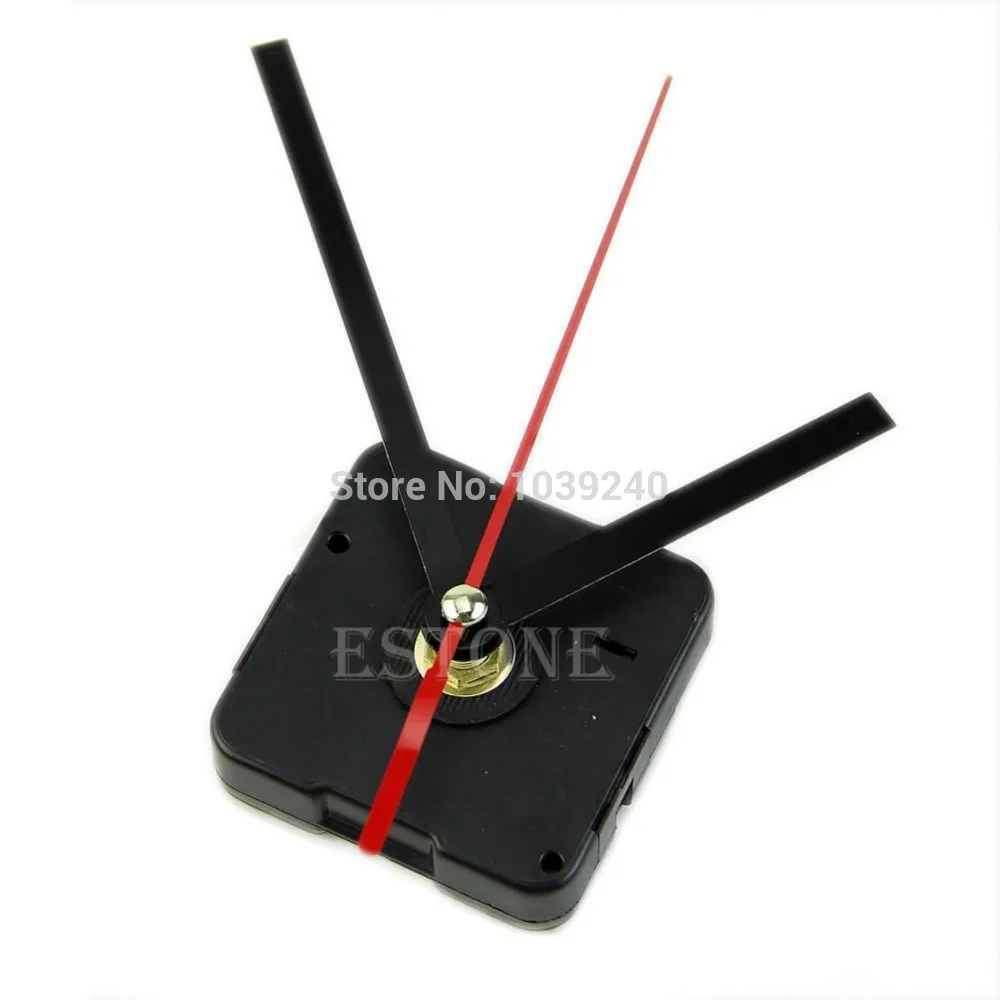 

E74 Quartz Clock Movement Mechanism DIY Repair Parts Black + Hands 05
