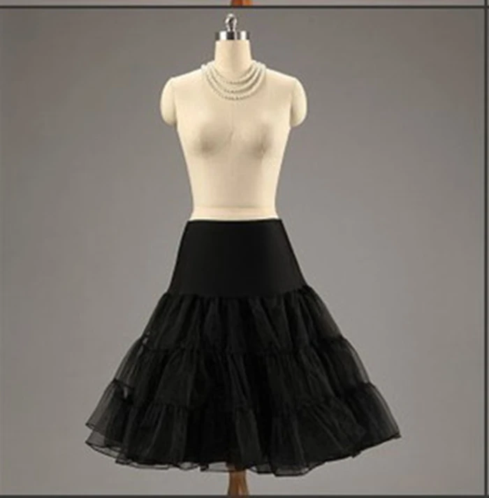 Пышная трапециевидная Юбка До Колена с оборками 15 цветов Нижняя юбка из