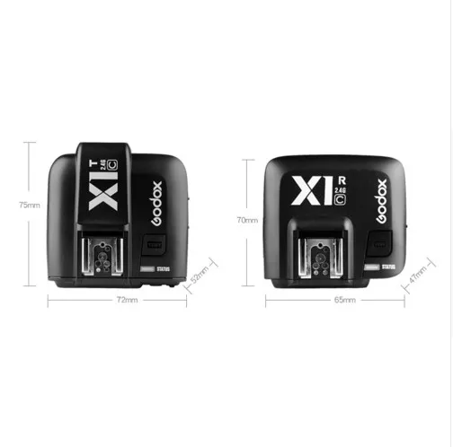 Godox X1 kit TTL 2 4G беспроводной триггерный передатчик вспышки и приемник для Canon Nikon Sony