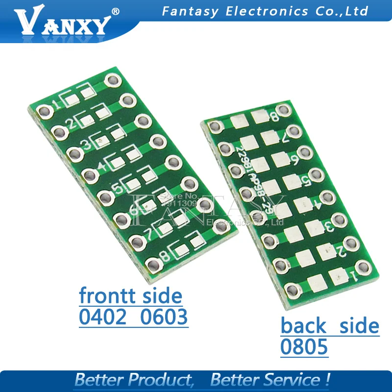 10 шт. 0805 0603 0402 для DIP PCB плата переноса Pin шаг адаптер keysets|keyset| |