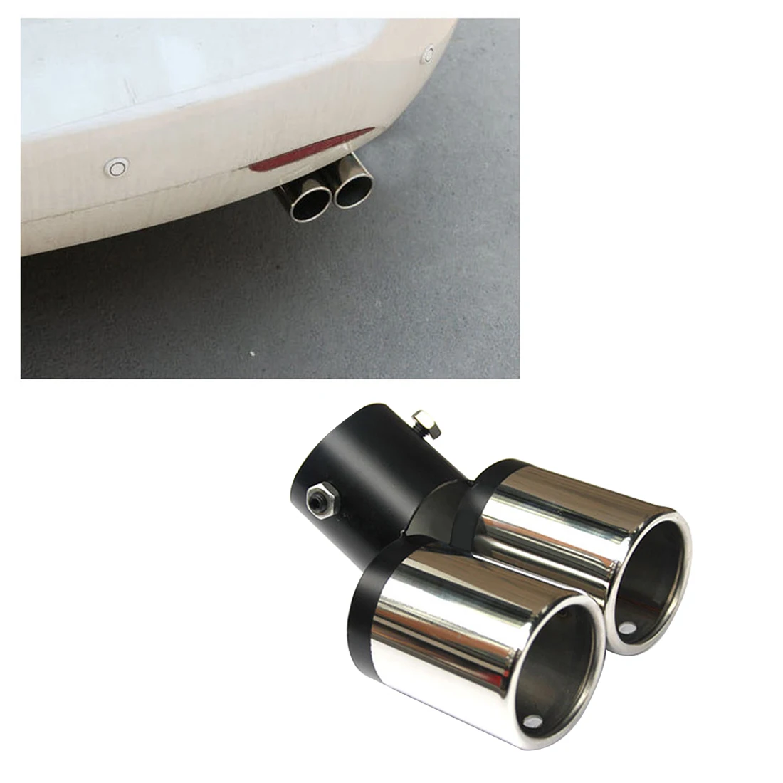 Новинка брендовый автомобильный круглый глушитель для выхлопной трубы Dewtreetali