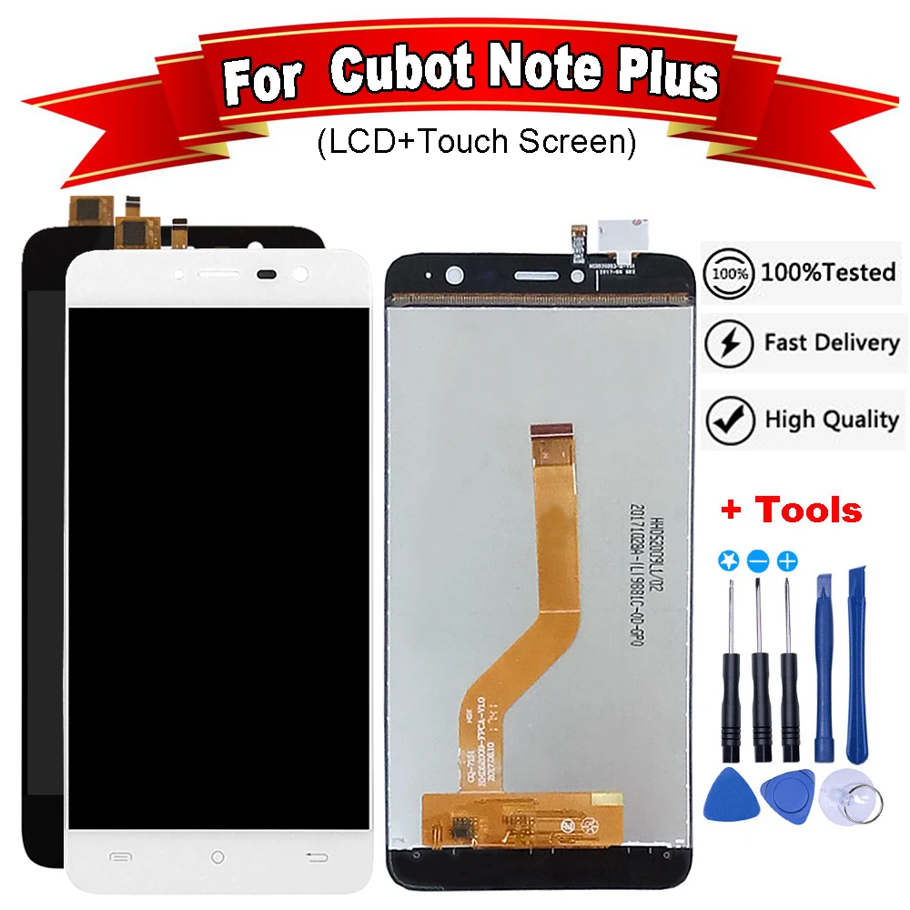 Для Cubot Note Plus ЖК дисплей + сенсорный экран 5 2 дюйма для в сборе Замена