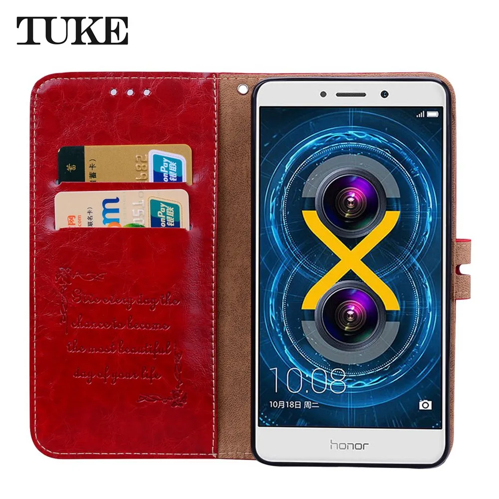Для huawei Honor 6X флип чехол кожаный бумажник для телефона honor6x + держатель карт |
