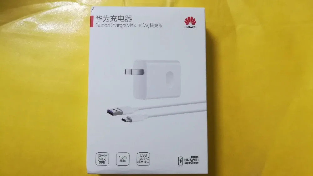 HUAWEI SuperCharge 40 Вт Max быстрая умная Быстрая зарядка для P30 Pro Mate 20 RS 20X P20 10 P10 Plus Honor V20 |