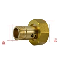1 bsp female to 12 bsp male lengthen brass union pipe fitting water gas oil for water meter