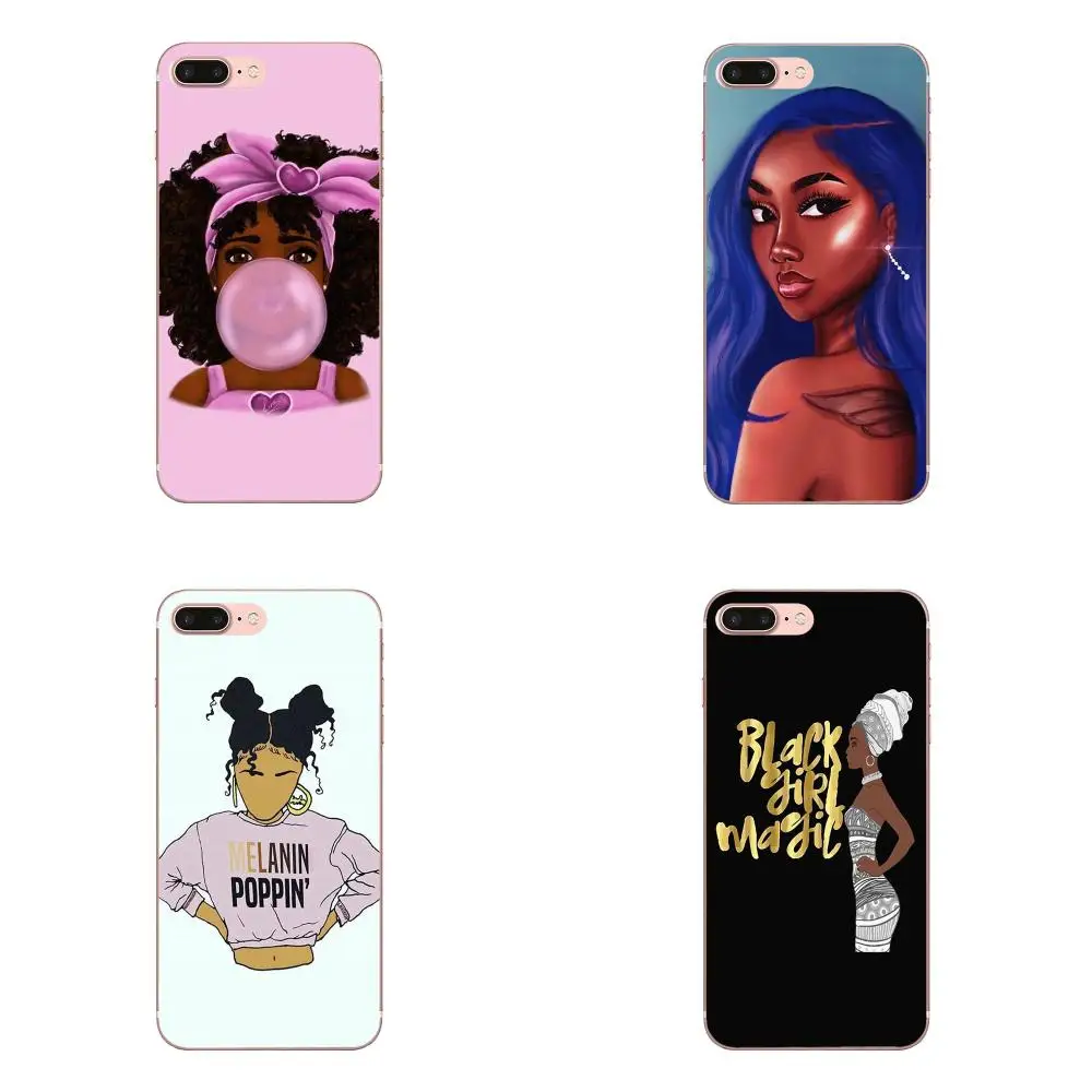 Melanin Poppin Aba Queen Black Girl хит продаж модный дизайн для Huawei P8 P9 P10 P20 P30 Mate 7 8 9 10 20 Lite Plus Pro