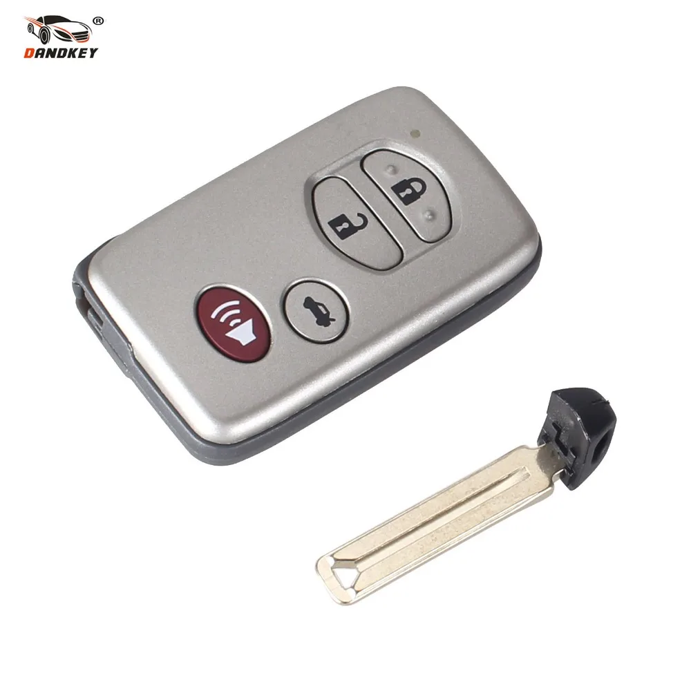 Dandkey новый режиссерский Smart Remote Оболочки Case Брелок 4 Пуговицы для Toyota Aurion Camry Land