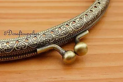 Сумка-кошелек в металлической оправе Прошитый кошелек с застежкой 12 5 см x 6