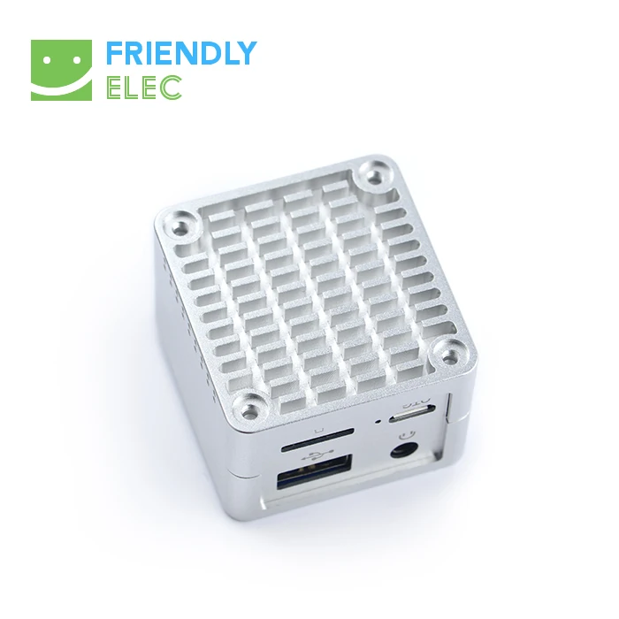 Дружественный NanoPi NEO/NEO 2 алюминиевый теплоотводящий металлический корпус