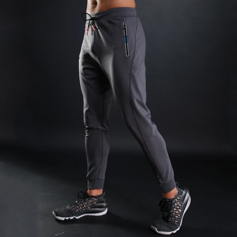 Мужские брюки с эластичной талией прямые повседневные однотонные спортивные