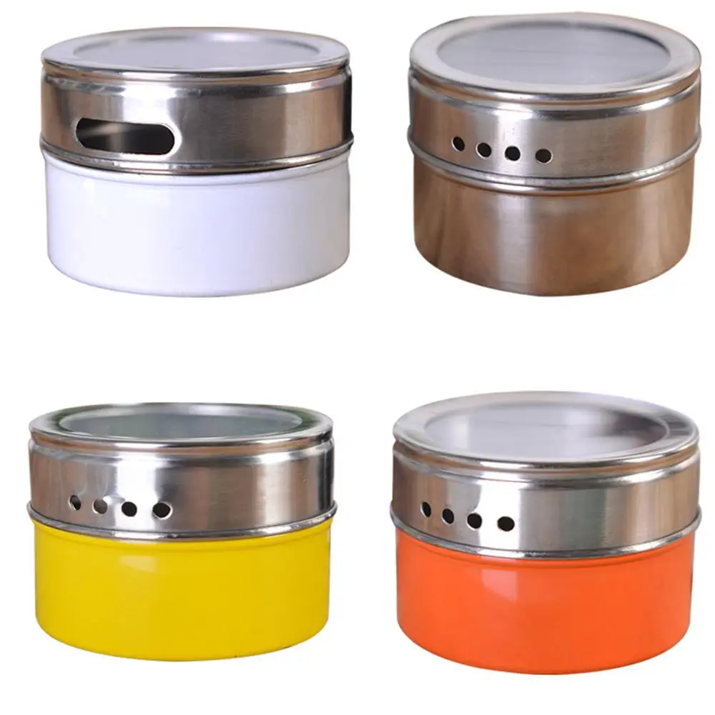 Банка для приправа барбекю из нержавеющей стали многоцелевые баночки приправ