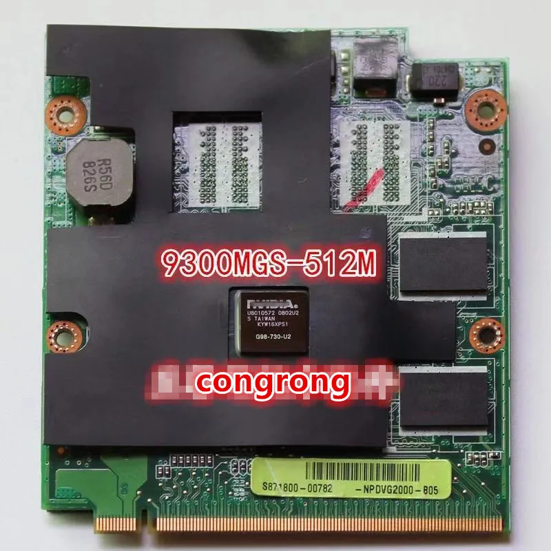Видеокарта 512 Мб 9300M для ASUS A8S X81S Z99S A8D F8S Z99D N80V X57V M50V 9300MGS DDR2 Видеокарта 512 Мб 9300M для ASUS A8S X81S Z99S A8D F8S Z99D N80V X57V M50V 9300MGS DDR2