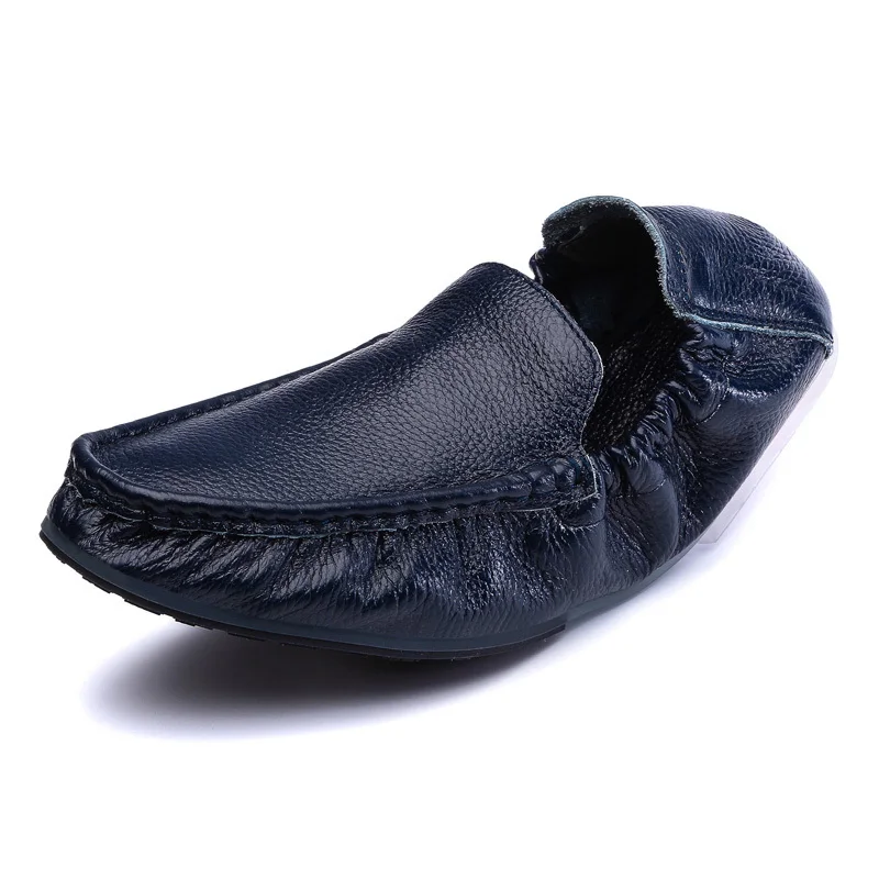 Supper Comfort Mens Genuine Leather Loafer Shoes 2015 Spring Hand Made Loafers Slip on Flats for Man Casual Driving | Обувь