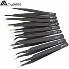 9 шт. пинцеты антистатические 10-18 высокоэластичные антистатические паяльные пинцеты из нержавеющей стали ручной набор инструментов для паяльной станции набор инструментов