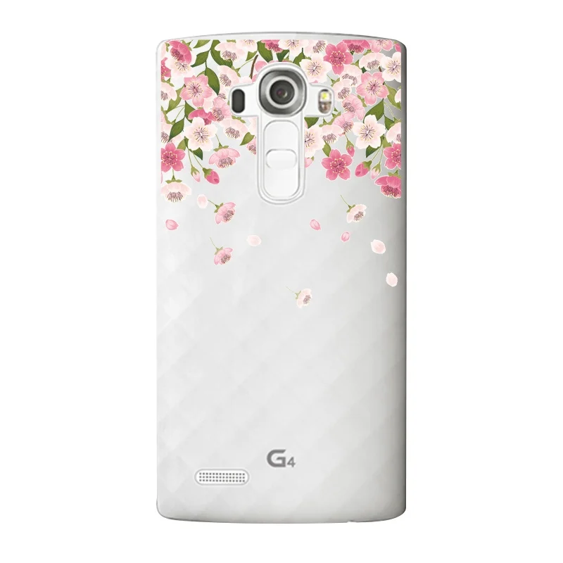 Мягкий прозрачный чехол для телефона из ТПУ с фламинго LG G3 G4 G5 V10 K3 K4 K5 K8 K10 2017