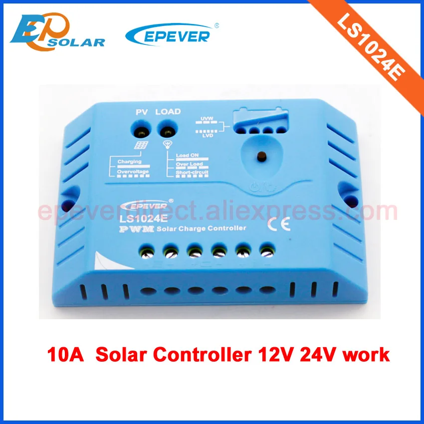 EPsolar ШИМ контроллер зарядного устройства для солнечной батареи LS1024E 10A 10amp 12В 24В