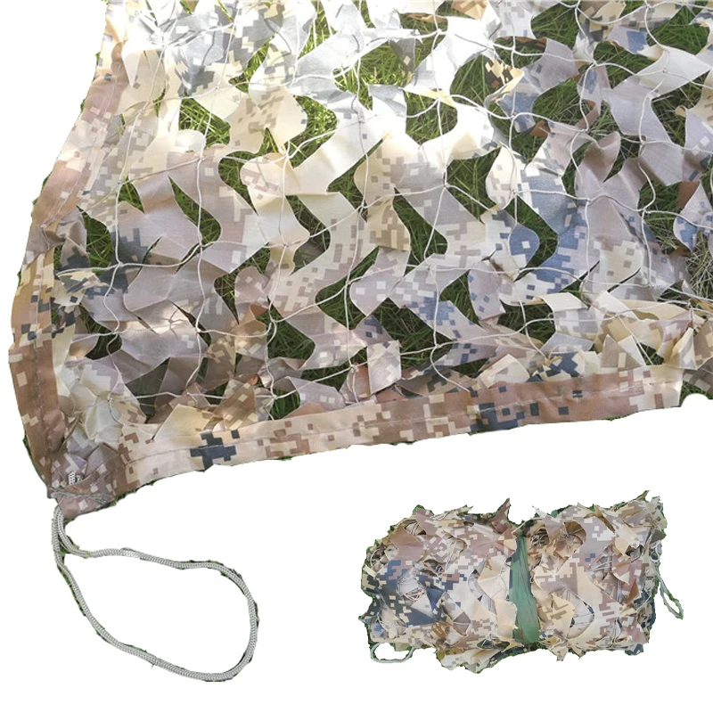 Desert digital 2X8m Многоразмерная, многоцветная двухслойная лесная и пустынная Маскировочная Сетка на заказ Солнцезащитная сетка настраиваемый размер - Цвет: Desert digital 2X8m