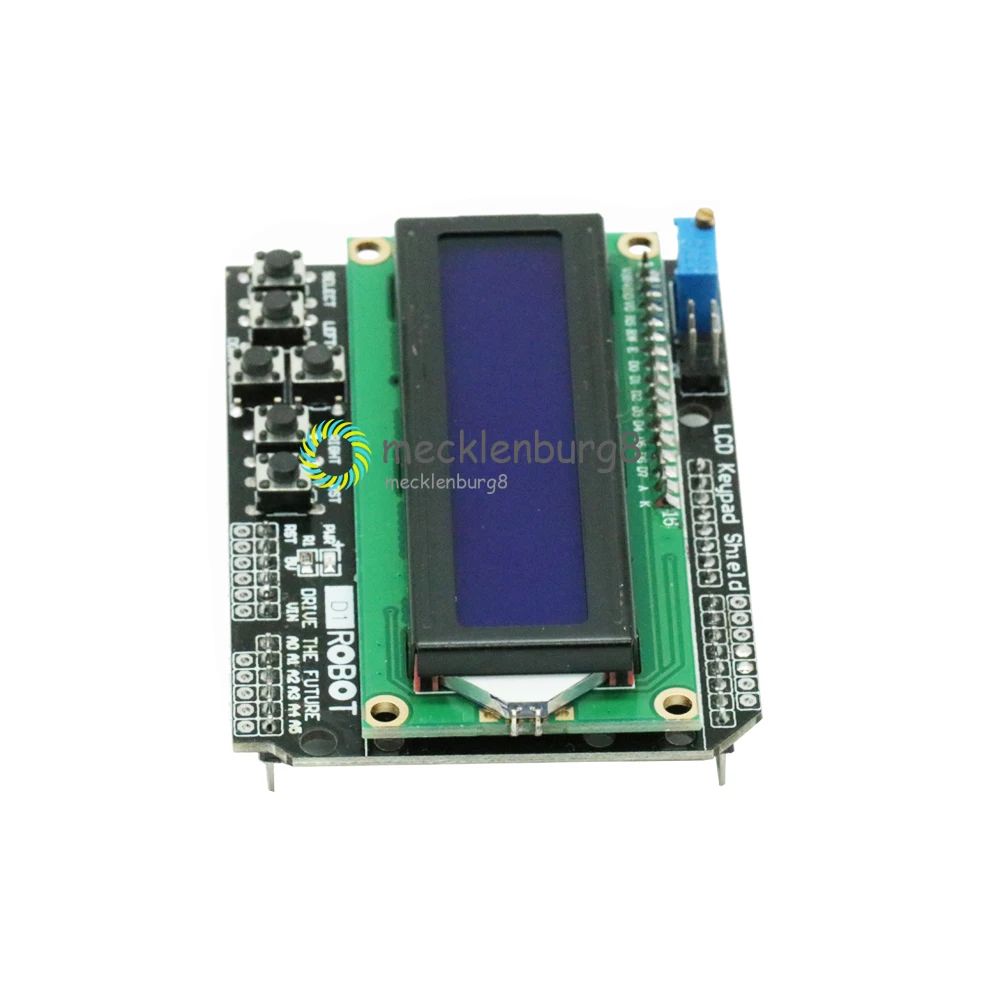 1602 ЖК дисплей с клавиатурой модуль дисплея для Arduino ATMEGA328 ATMEGA2560 Raspberry Pi UNO Blue
