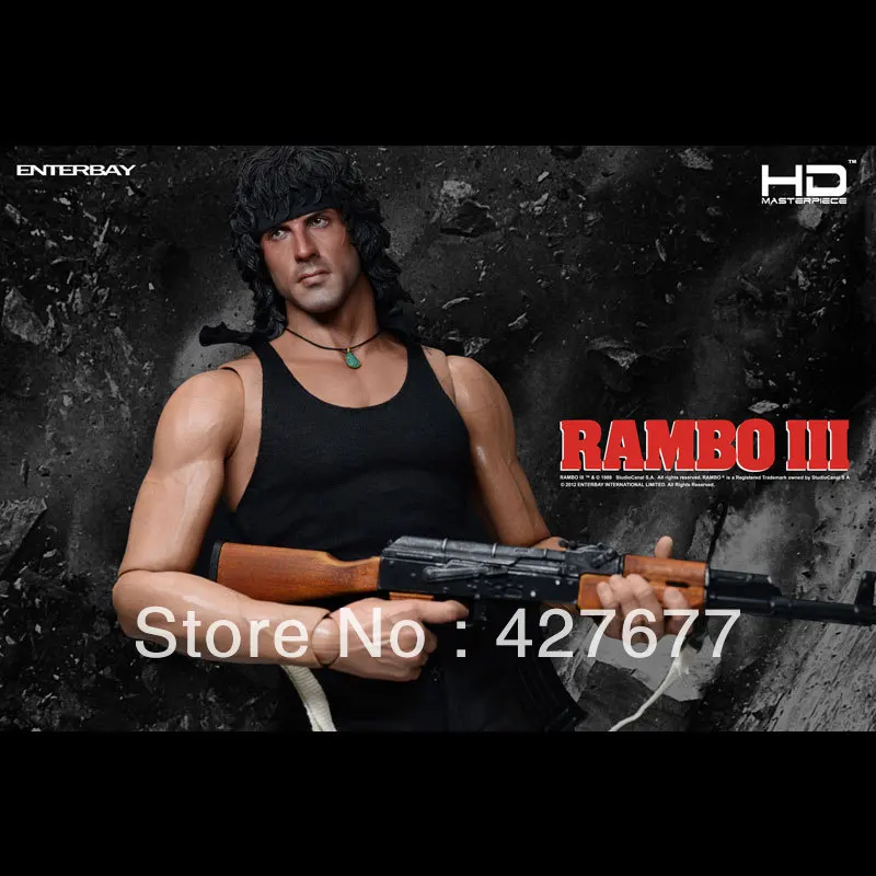 Rambo First Blood 1/4th scale Collectible Figurine Specification Enterbay HD Masterpiece | Игрушки и хобби