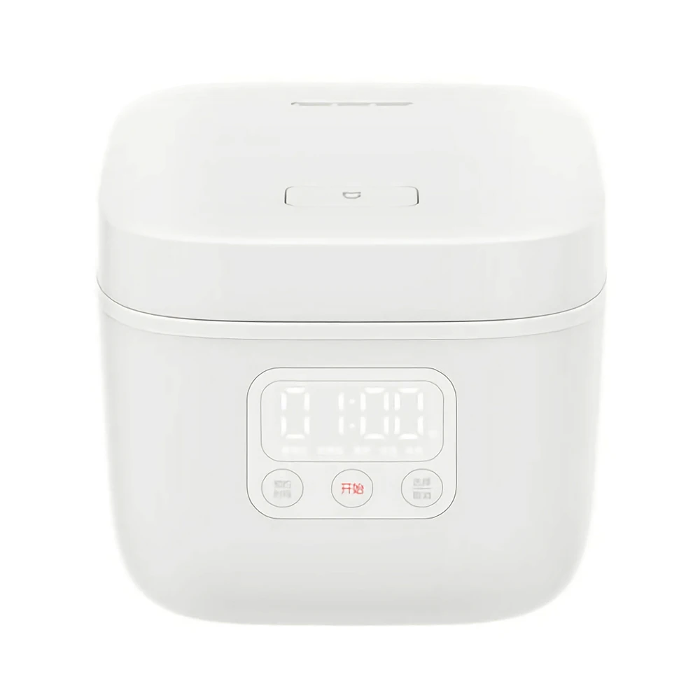 White Лидер продаж Xiaomi 1.6L электрическая рисоварка, кухонная мини-плита, маленькая рисоварка, интеллектуальная установка, светодиодный дисплей - Цвет: White