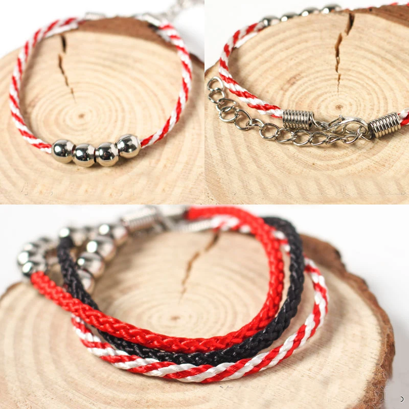 4 звёздочки Подвески ручной работы веревочные браслеты для женщин мужчин детей