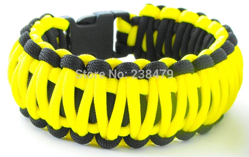 King Paracord браслет выживания (550 фунтов протестированный шнур) 6 размеров запястья 12