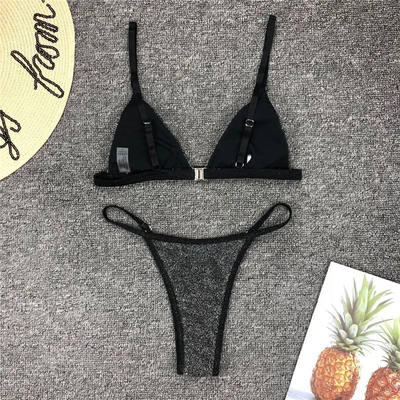 Черный купальный костюм летний пуш-ап сексуальный купальник с трусиками