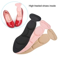 1 pair insole pad inserts heel post back breathable anti slip for high heel shoe 4d insoles