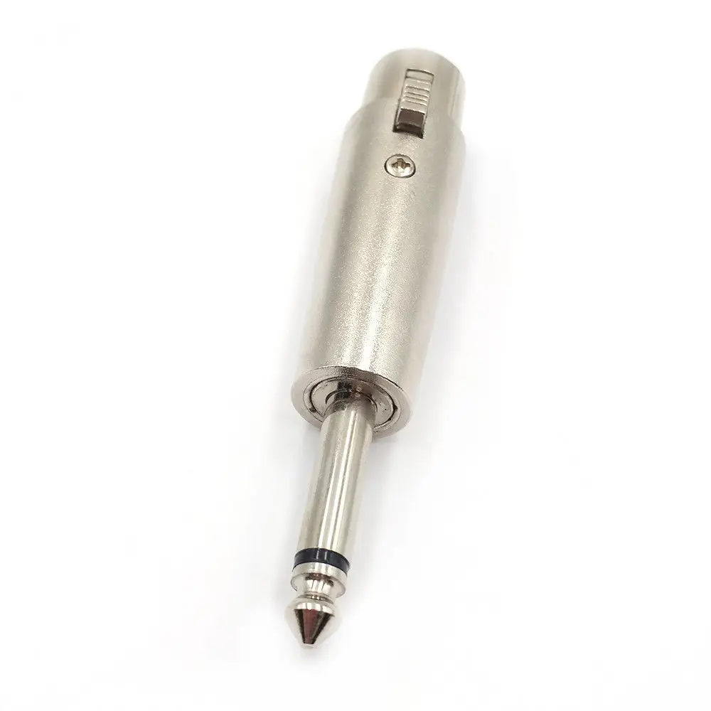 Danspeed 1 шт. 6.35 мм 1/4 &quotштекер для 3Pin XLR Гнездо аудио адаптер микрофона|plug male|plug 6.35mmplug
