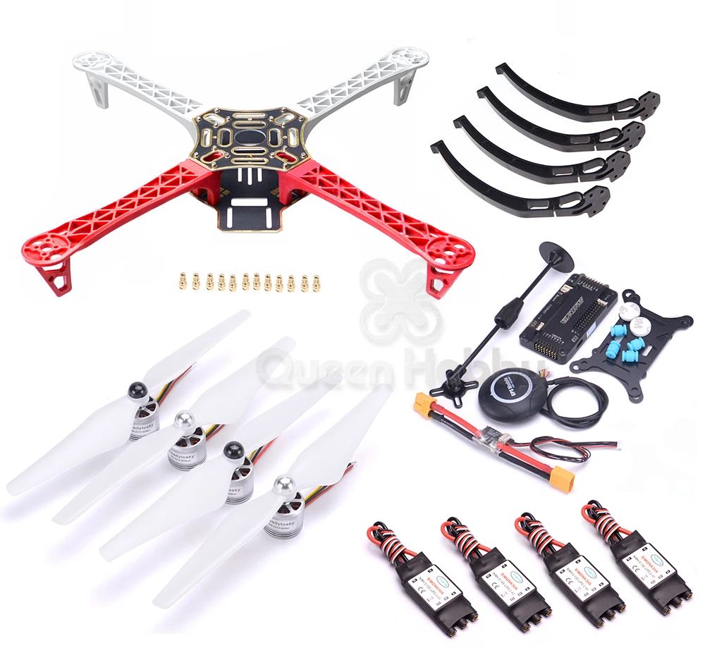 F450 Квадрокоптер рамка APM2.8 Контроллер полета 8N GPS PM 2312 920kv 30A Simonk ESC 9450 Пропеллер для
