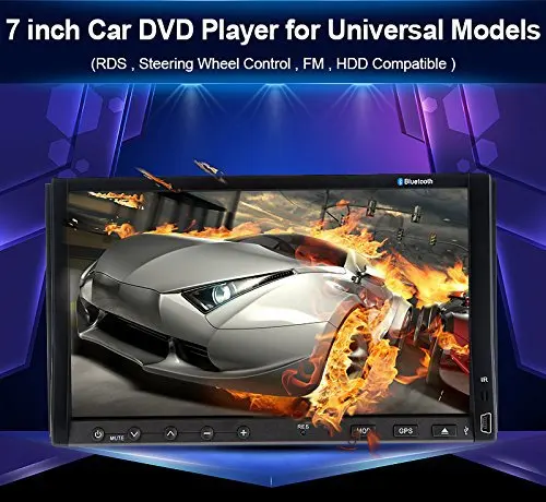 Win8 7 ''двойной 2 DIN GPS навигации dvd плеер автомобиля в тире MP3/MP4/USB/SD /amfm/RDS/bt стерео