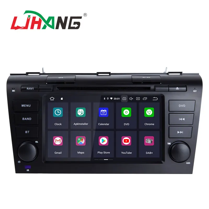 Автомобильный DVD плеер LJHANG Android 10 для MAZDA3 Mazda 3 2004 2009 Wi Fi мультимедиа GPS навигация
