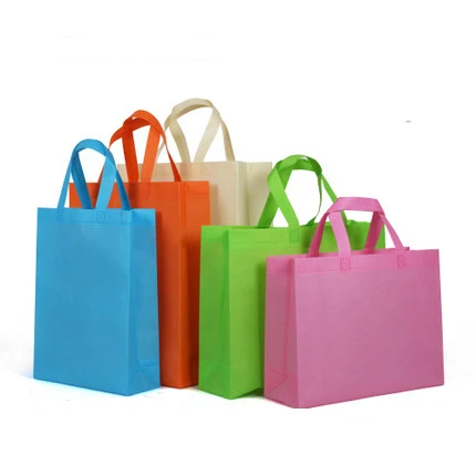 10pieces lot custom gift advertisement Reusable Recycle non woven shopping bags recyle supermarket 6sizes 10color | Дом и сад