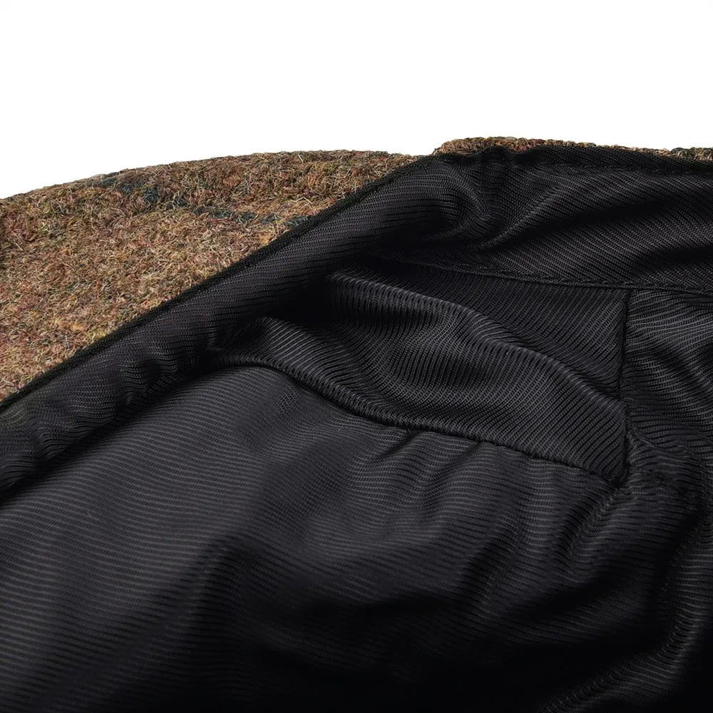 BOTVELA Wool Flat Кепки Для мужчин Для женщин твид Гэтсби шляпа Гольф Дерби газетчик Кепки s коричневый с черным 002