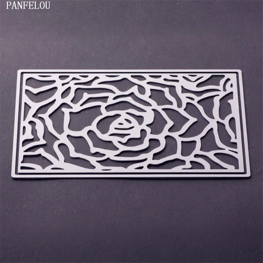 

PANFELOU Easter The roses box shape Scrapbooking card album paper die metal craft stencils punch cuts dies cutting