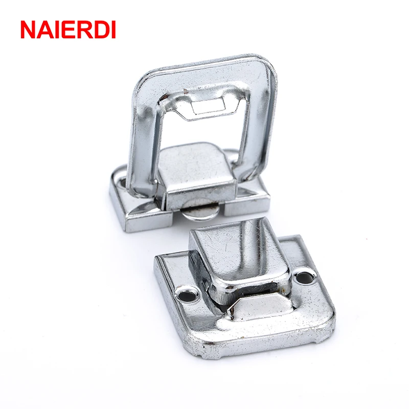 2 шт. NAIERDI J401 замок с застежкой для шкафа пружинной защелкой двери ящика Мебельная