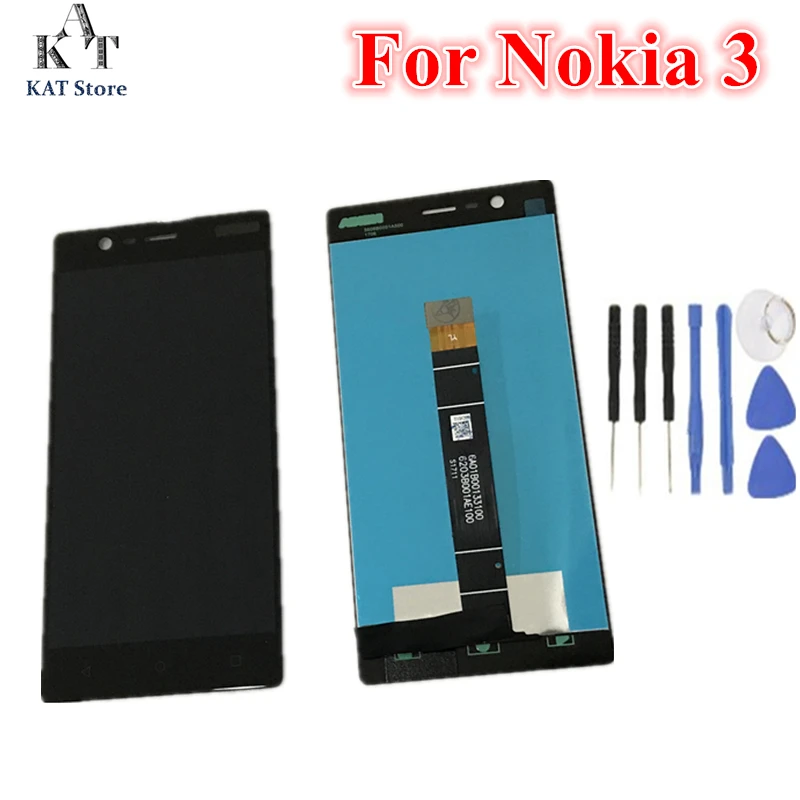 1 шт. для Nokia 3 LCD TA-1032 TA-1020 TA-1028 5 0 дюймовый ЖК-дисплей кодирующий преобразователь