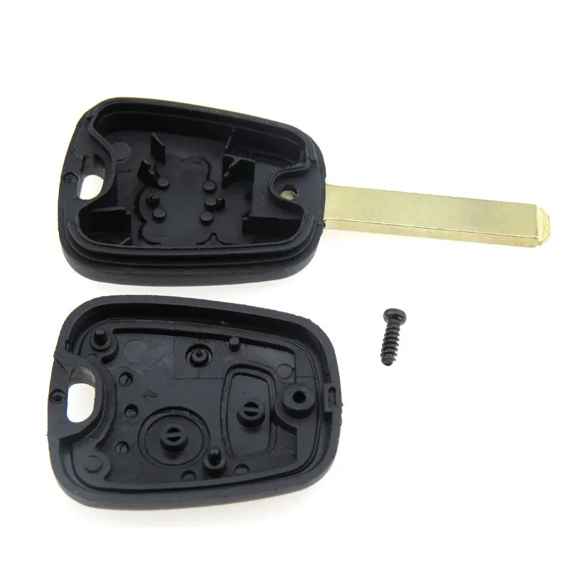 Чехол для автомобильного ключа с 2 кнопками Peugeot 307 1007 107 207 407 607 CITROEN C1 C2 C3 C4 C5 C8 Xsara