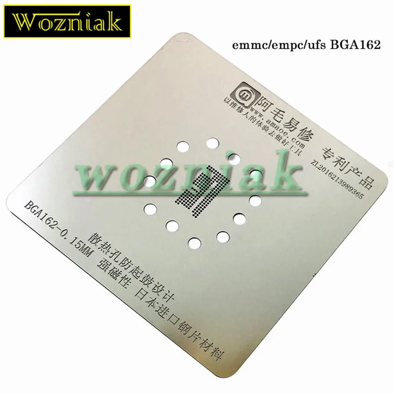 EMMC EMCP UFS BGA 153 162 169 186 221 254 универсальная платформа для обслуживания Оловянная сетка