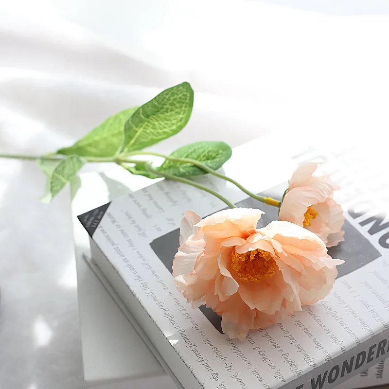 

JAROWN Artificial Plum Blossom Flower Silk Flower With Artificial Plants Wedding Bouquet For Wedding Home Decorative Flowers