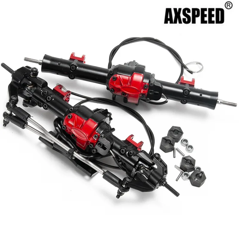 Автомобиль на гусеничном ходу AXSPEED передняя и задняя оси с замком металлическая
