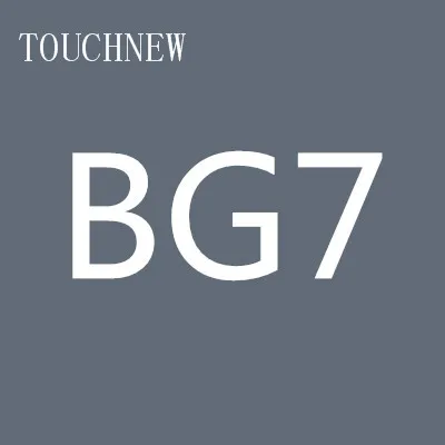 BG7 TOUCHNEW, 168 цветов, одиночные художественные маркеры, кисть, эскиз, на спиртовой основе, маркеры, двойная головка, манга, ручки для рисования, товары для рукоделия - Цвет: BG7