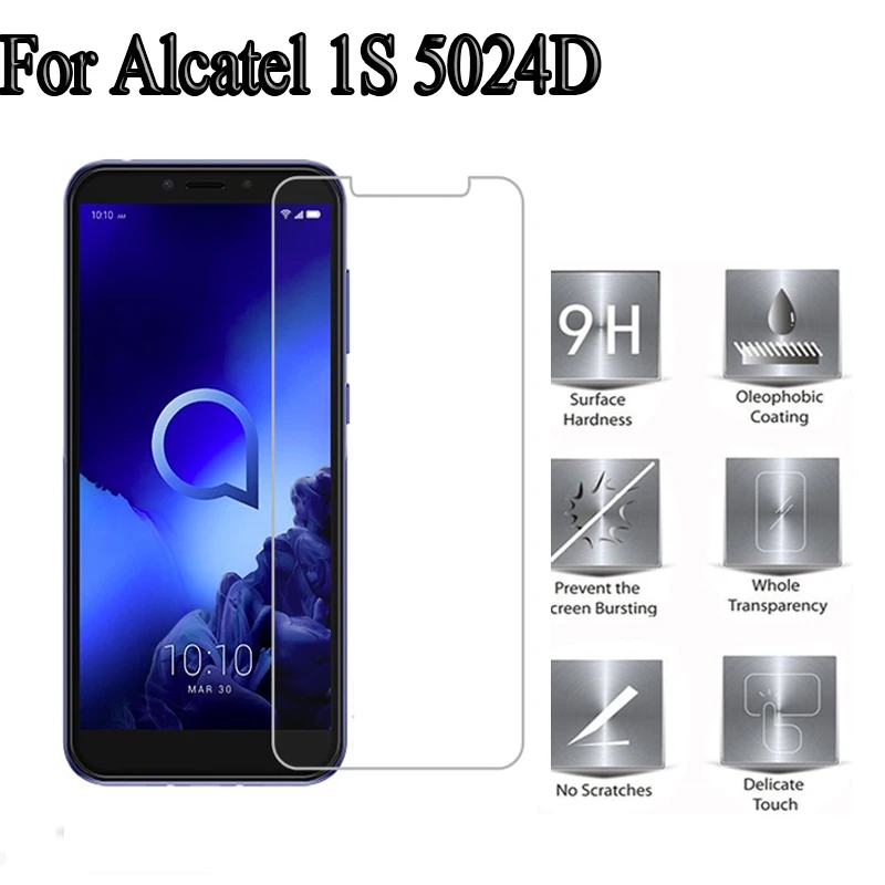 Подходит для Alcatel 1S 5024D 5 дюймов экран высокое качество закаленное стекло