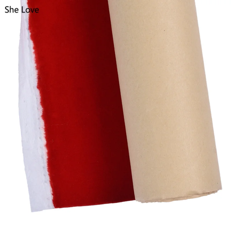 Самоклеящаяся бархатная ткань Chzimade однотонные флокированные аксессуары для