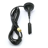 1pc 433mhz antenna 5dbi small sucker base sma male connector 10cm height radio aerial new wholesale price