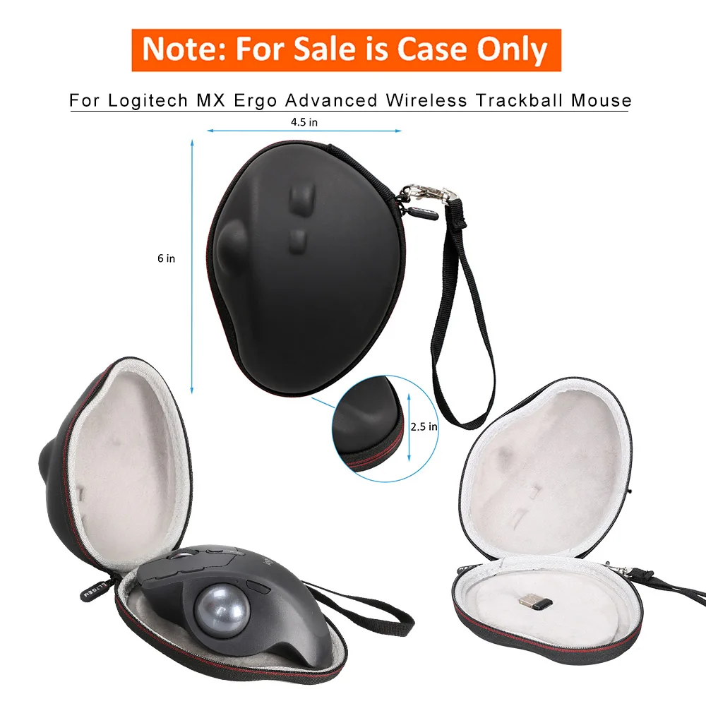 CS162 LTGEM жесткий защитный чехол EVA чехол сумка для Apple Magic mouse для logitech MX Vertical G602 M720 G305 G903 G900 мышь - Цвет: CS162