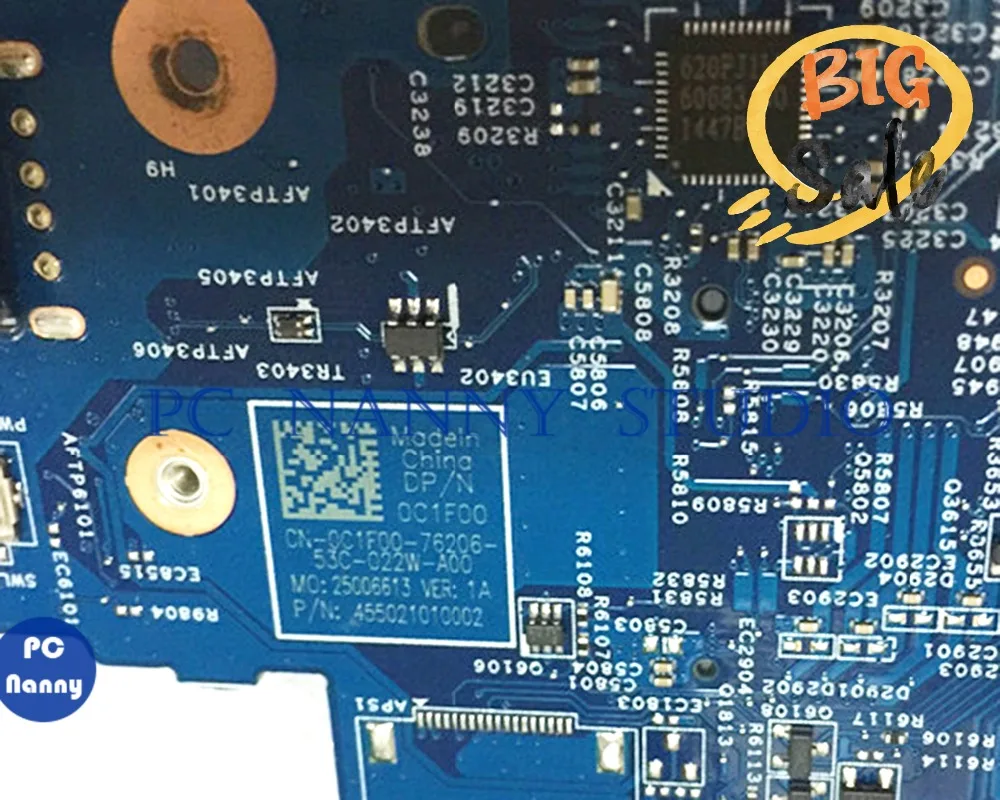 Материнская плата PCNANNY 0C1F00 C1F00 для ноутбука DELL Latitude 11 3150 N3540 протестирована |